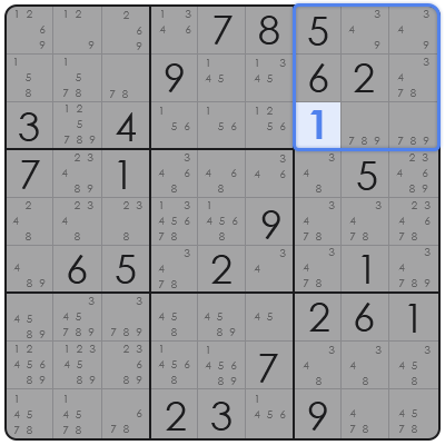 x wing technique sudoku